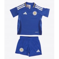 Maglia Calcio Leicester City Facundo Buonanotte #40 Prima Divisa Bambino 2024-25 Manica Corta (+ pantaloncini)